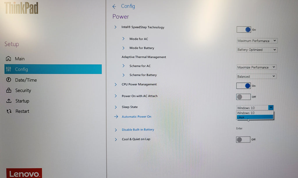 lenovo bios